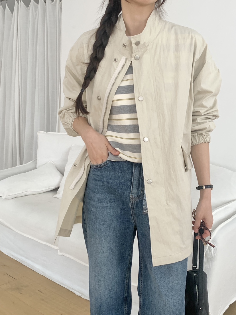 WOOD東大門直郵女士新款休閑時尚職業26春夏熱賣真品長袖T恤WOOD長袖T恤