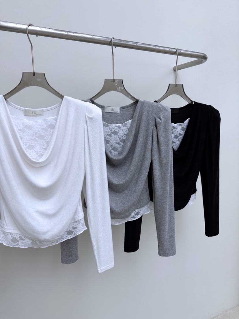 AB東大門實拍女士新款時尚熱賣真品26春夏人氣休閑長袖T恤AB長袖T恤