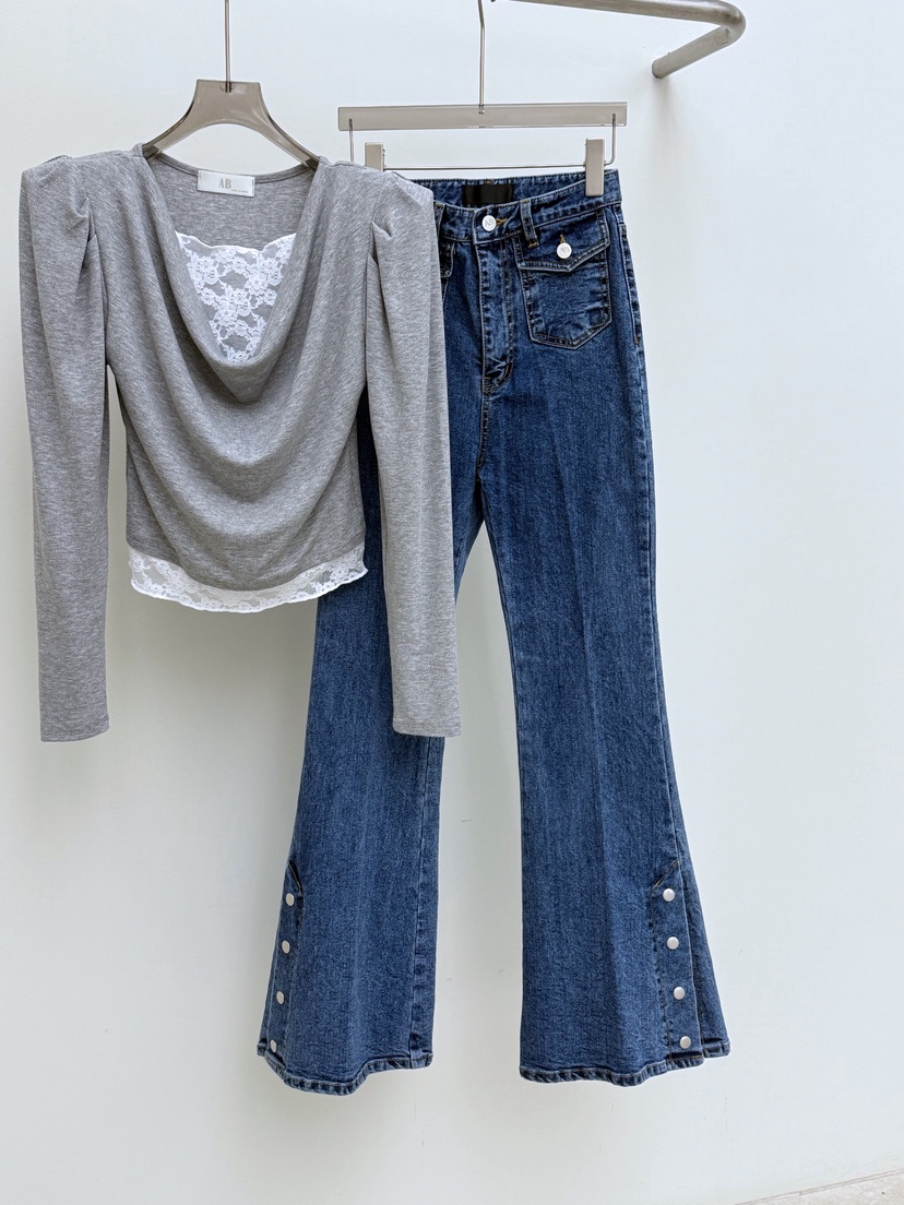 AB東大門實拍女士新款時尚熱賣真品26春夏人氣休閑長袖T恤AB長袖T恤