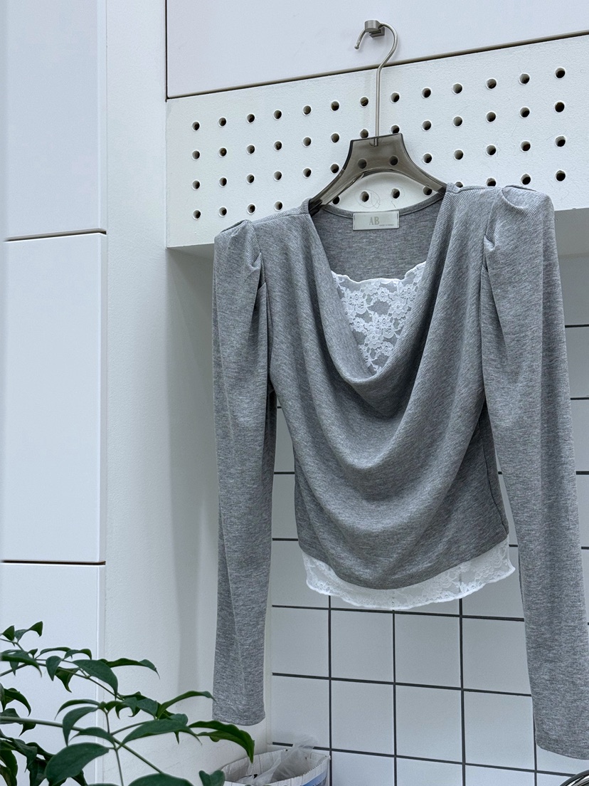 AB東大門實拍女士新款時尚熱賣真品26春夏人氣休閑長袖T恤AB長袖T恤