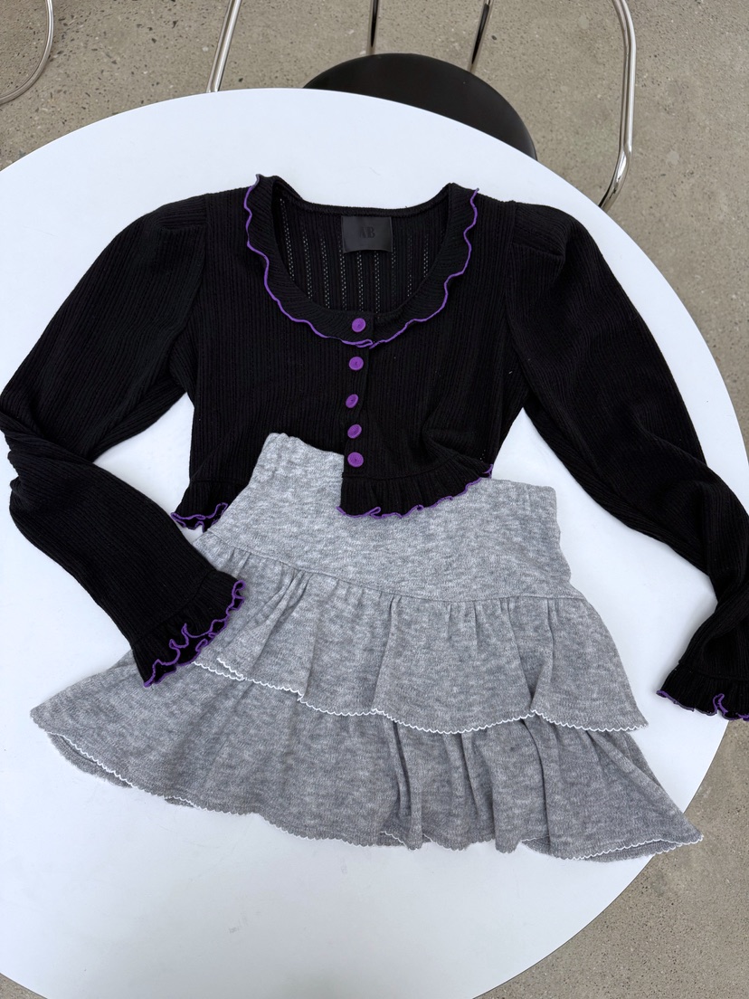 AB韓國直郵女裝新款熱賣職業真品休閑26春夏推薦時尚長袖T恤AB長袖T恤