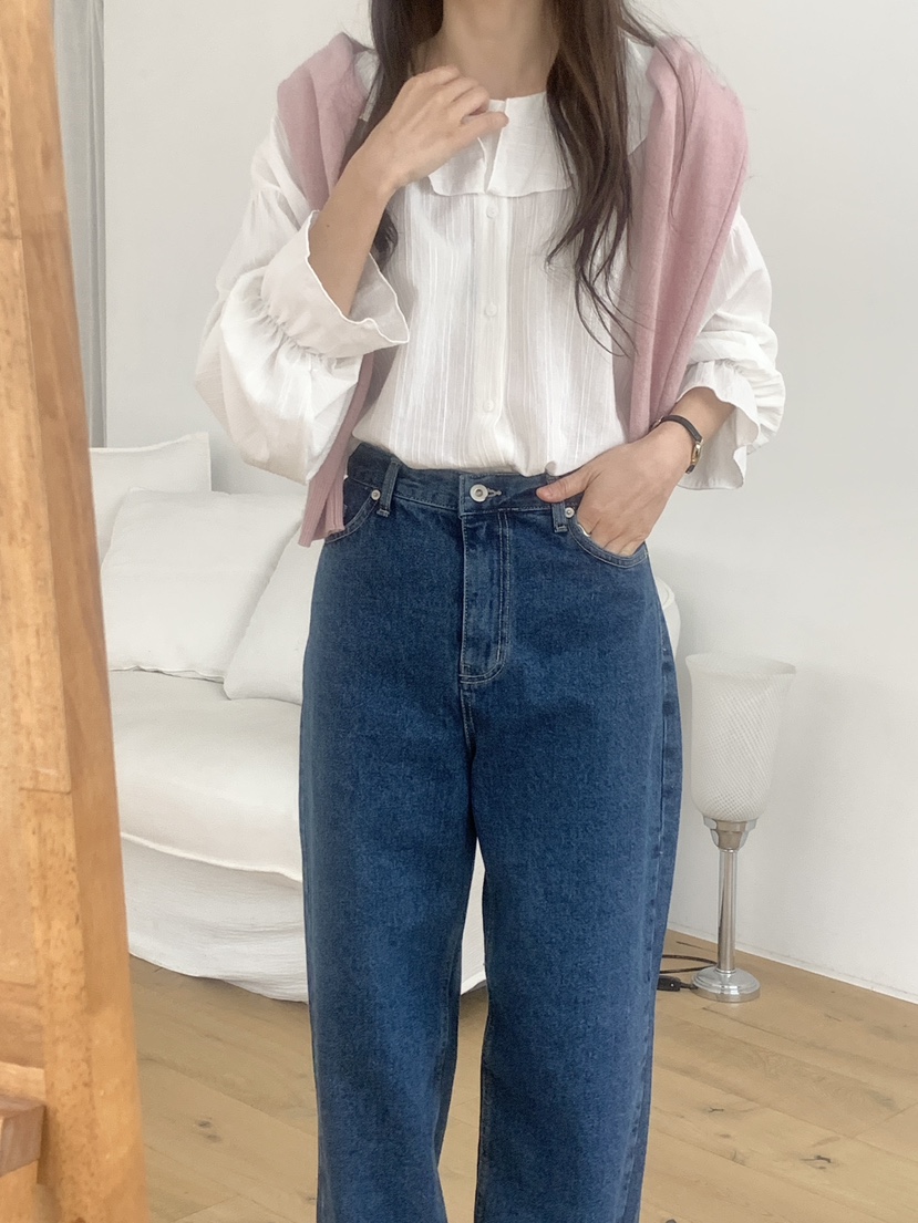 WOOD東大門代購女裝新品熱賣推薦休閑26春夏真品襯衫蕾絲衫WOOD襯衫/蕾絲衫