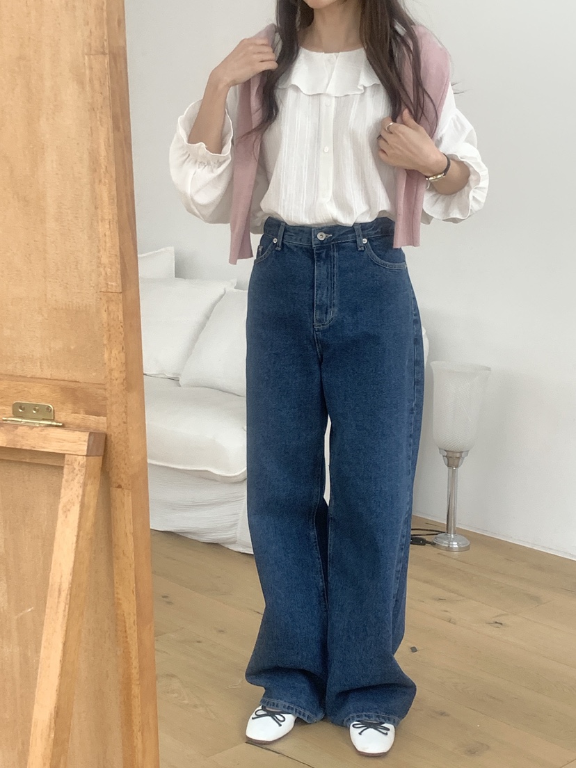 WOOD東大門代購女裝新品熱賣推薦休閑26春夏真品襯衫蕾絲衫WOOD襯衫/蕾絲衫