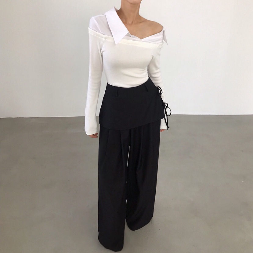 2TWO MOON韓國代購女士新款時尚26春夏熱賣職業襯衫蕾絲衫2TWO MOON襯衫/蕾絲衫