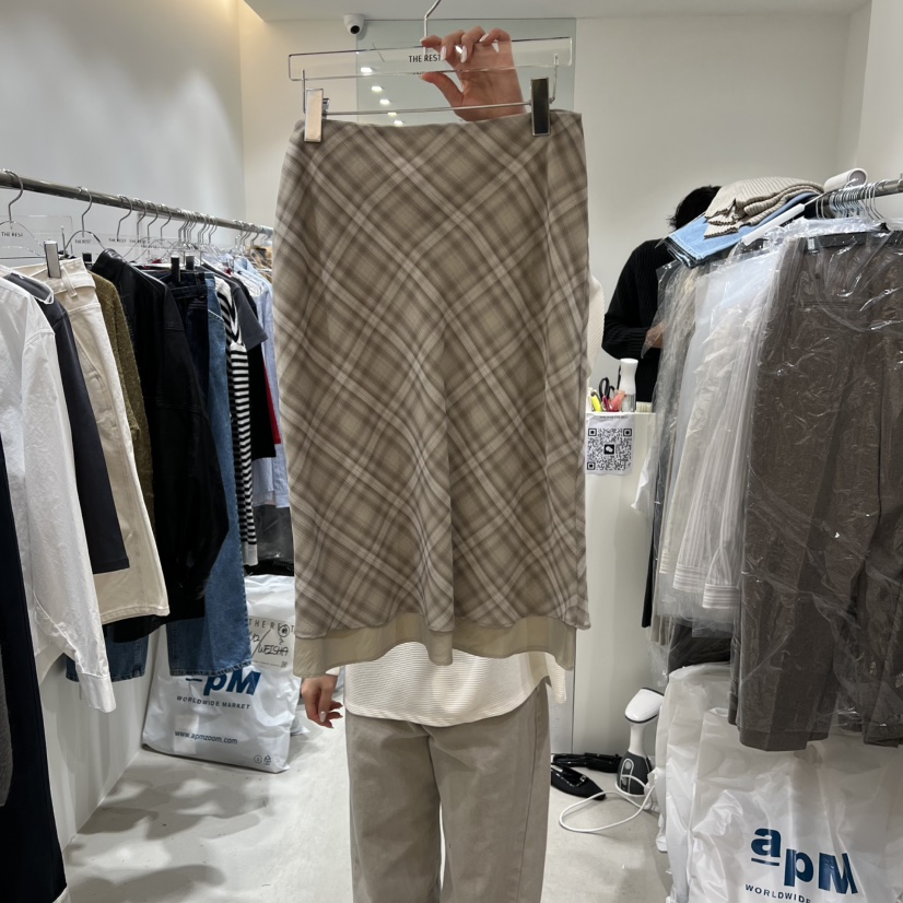 THE REST東大門實拍女士新款推薦真品時尚職業半身裙中短裙THE REST/UNNOEUD半身裙/中短裙圖色1