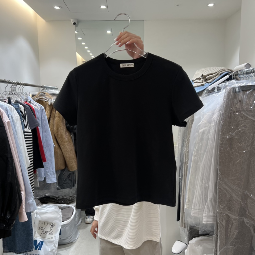 THE REST韓國直郵女士新品熱賣真品人氣時尚休閑職業T恤THE REST/UNNOEUDT恤圖色4