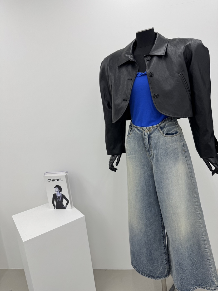 RED-A東大門直郵女裝新品真品時尚26春夏熱賣休閑皮衣春款RED-A皮衣