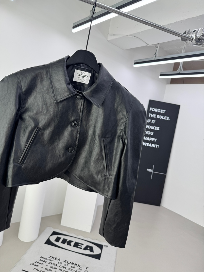 RED-A東大門直郵女裝新品真品時尚26春夏熱賣休閑皮衣春款RED-A皮衣圖色2