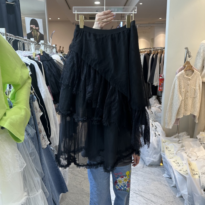 CHEAP-CHIC東大門實拍女士新款職業半身裙中短裙春款蕾絲CHEAP-CHIC/CHARLES THE SECOND半身裙/中短裙