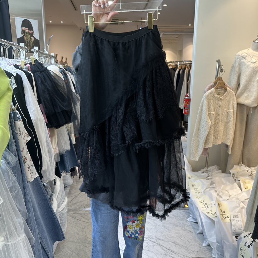 CHEAP-CHIC東大門實拍女士新款職業半身裙中短裙春款蕾絲CHEAP-CHIC/CHARLES THE SECOND半身裙/中短裙圖色2