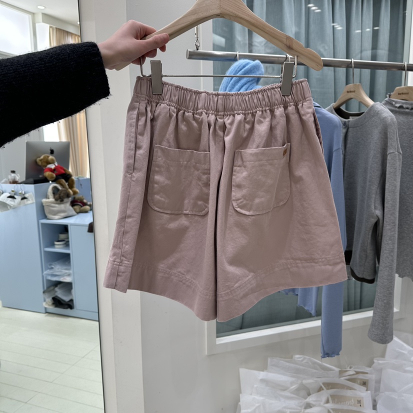 OURMOMENT東大門代購女士新款26春夏時尚真品人氣短褲春款OURMOMENT短褲