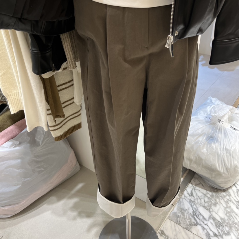 THE REST韓國代購女裝新款推薦熱賣真品人氣休閑休閑褲棉質THE REST/UNNOEUD休閑褲圖色2