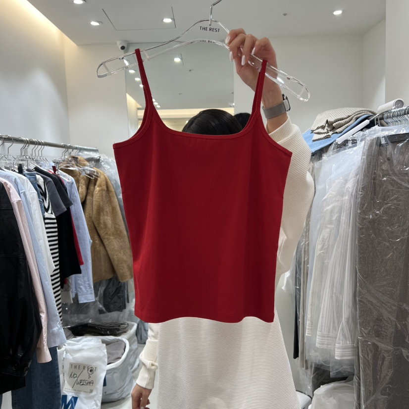 THE REST東大門代購女士新品熱賣時尚推薦吊帶背心不含內搭THE REST/UNNOEUD吊帶/背心圖色3