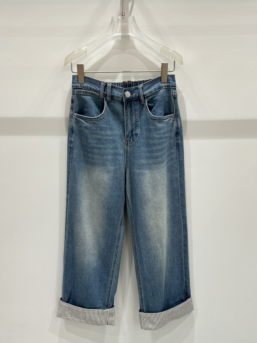 LOOKK/MIMME韓國直郵女士新品真品26春夏推薦牛仔褲春款LOOKK/MIMME牛仔褲圖色1