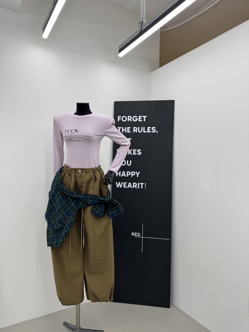 RED-A東大門直郵女裝新款熱賣26春夏推薦時尚長袖T恤春款RED-A長袖T恤