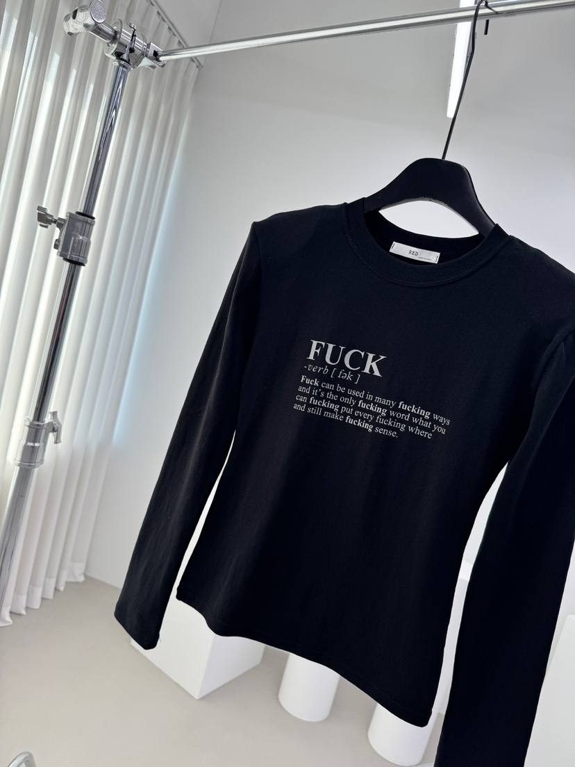 RED-A東大門直郵女裝新款熱賣26春夏推薦時尚長袖T恤春款RED-A長袖T恤圖色4