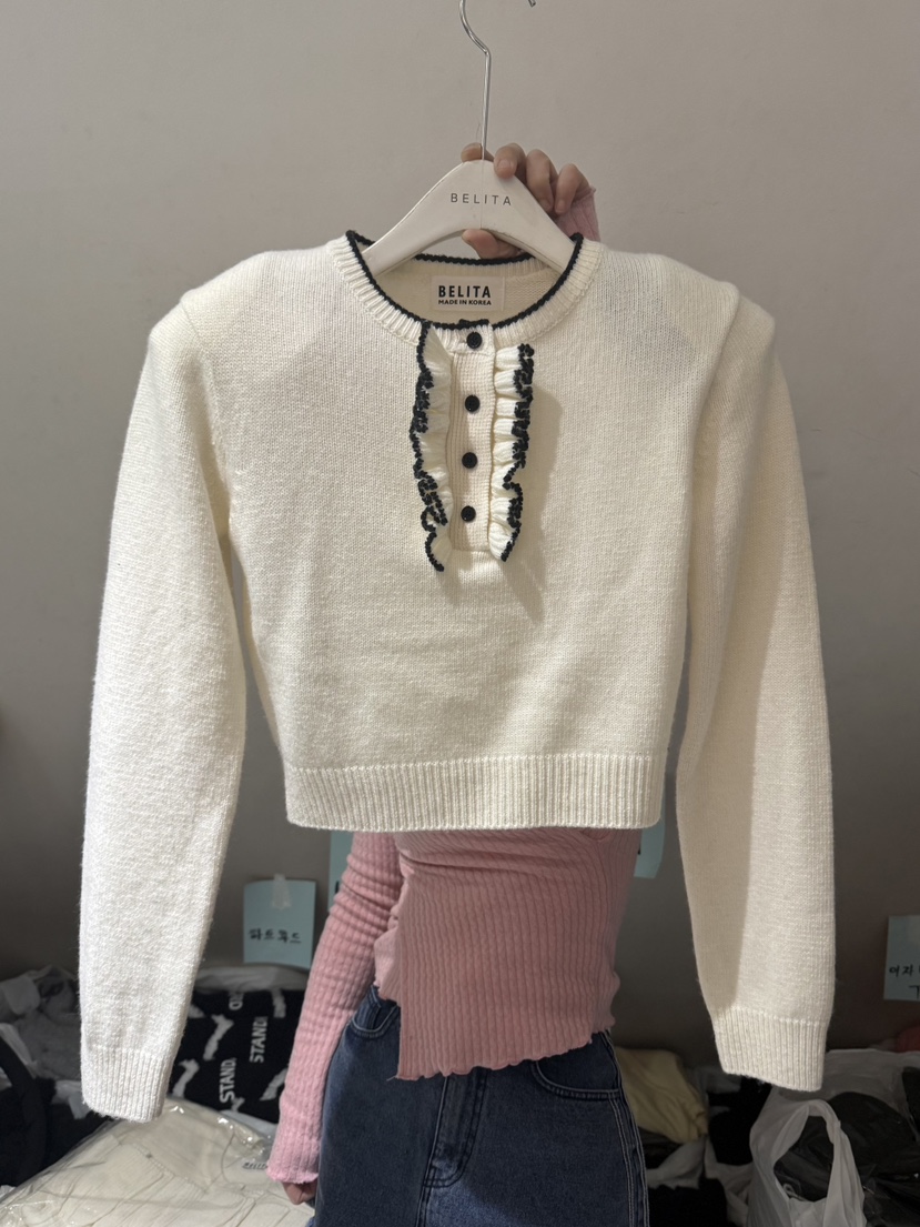 BELITA-L韓國直郵女裝新品推薦真品時尚人氣職業針織衫春款BELITA-L針織衫圖色1