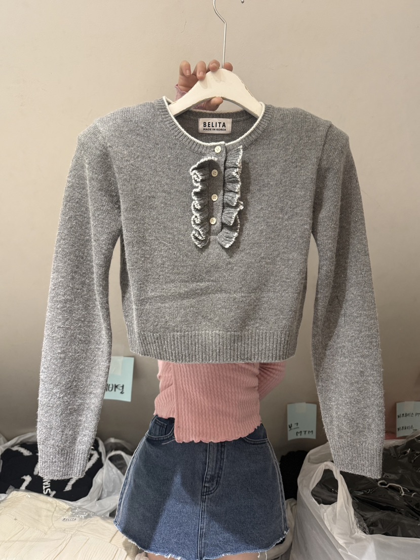 BELITA-L韓國直郵女裝新品推薦真品時尚人氣職業針織衫春款BELITA-L針織衫圖色2