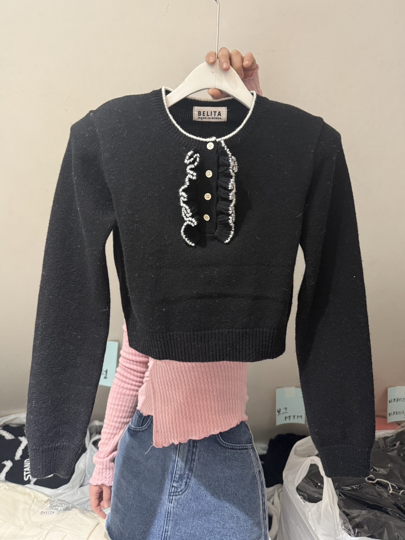 BELITA-L韓國直郵女裝新品推薦真品時尚人氣職業針織衫春款BELITA-L針織衫圖色3