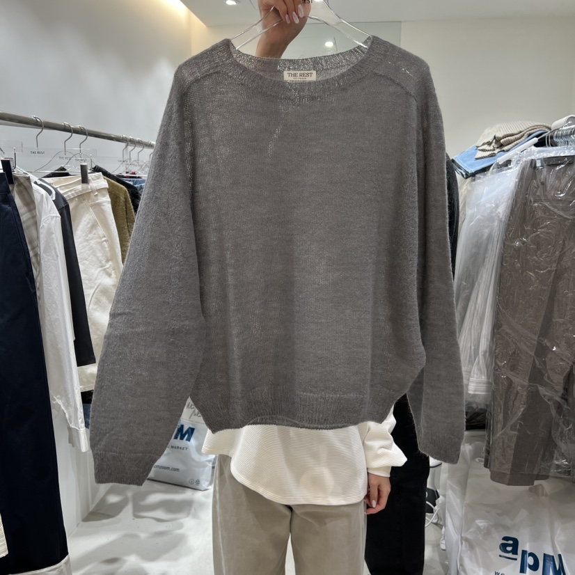 THE REST東大門實拍女裝新款真品時尚推薦休閑26春夏針織衫THE REST/UNNOEUD針織衫圖色1