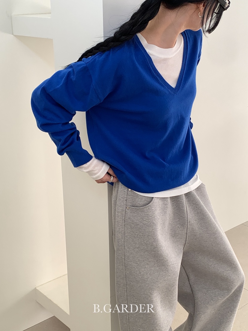 B_GARDER東大門代購女士新款26春夏職業人氣時尚針織衫春款B.GARDER針織衫