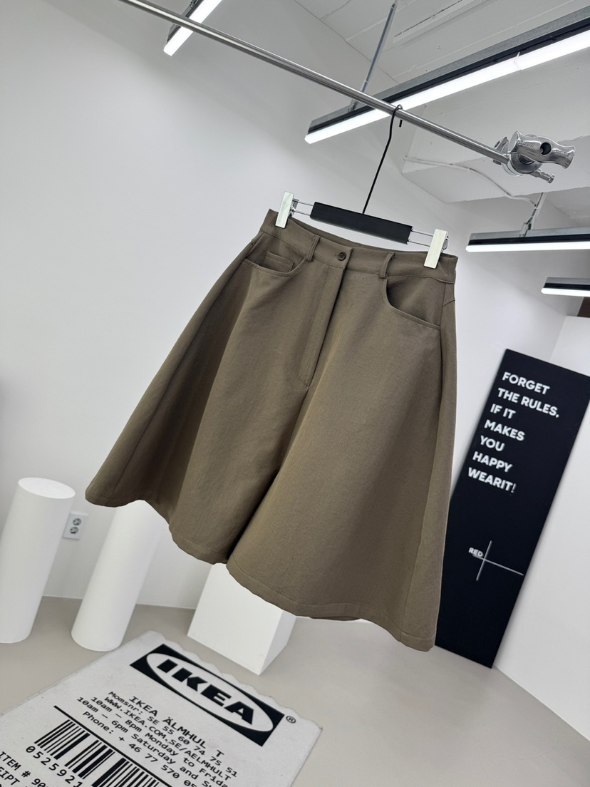 RED-A韓國代購女士新品人氣熱賣時尚休閑26春夏短褲春款RED-A短褲圖色1