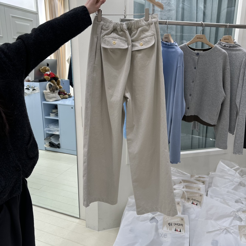 OURMOMENT韓國直郵女裝新品職業人氣休閑真品推薦休閑褲春款OURMOMENT休閑褲