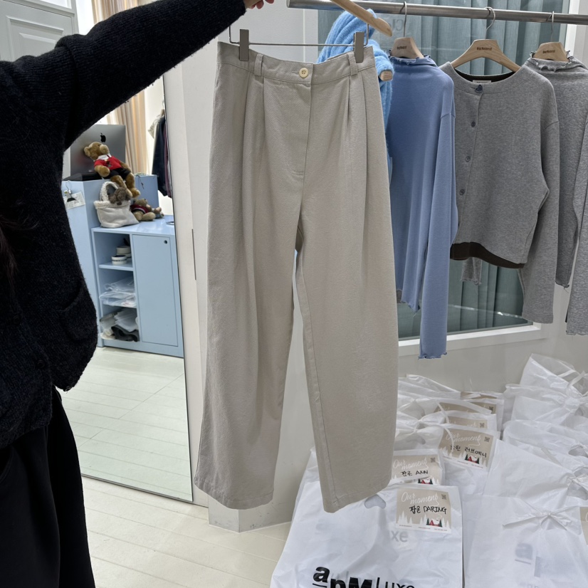 OURMOMENT韓國直郵女裝新品職業人氣休閑真品推薦休閑褲春款OURMOMENT休閑褲圖色1