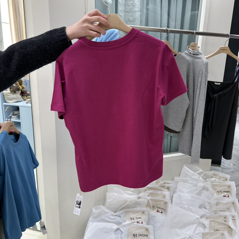 OURMOMENT東大門代購女裝新品推薦休閑26春夏時尚T恤春款OURMOMENTT恤