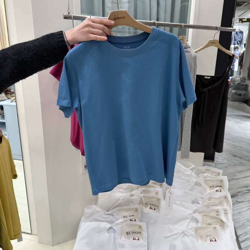 OURMOMENT東大門代購女裝新品推薦休閑26春夏時尚T恤春款OURMOMENTT恤圖色3