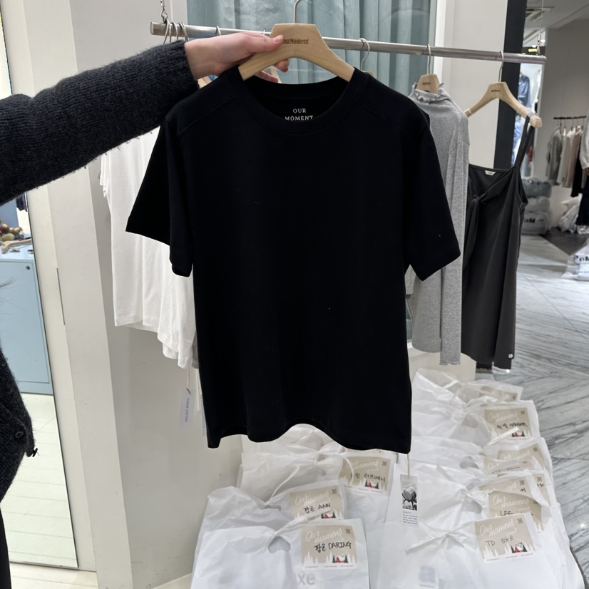 OURMOMENT東大門代購女裝新品推薦休閑26春夏時尚T恤春款OURMOMENTT恤圖色5