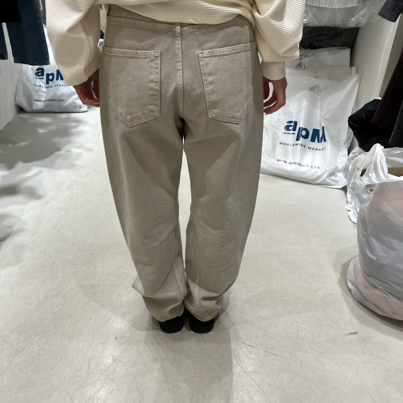 THE REST東大門代購女士新品真品休閑26春夏職業時尚牛仔褲THE REST/UNNOEUD牛仔褲