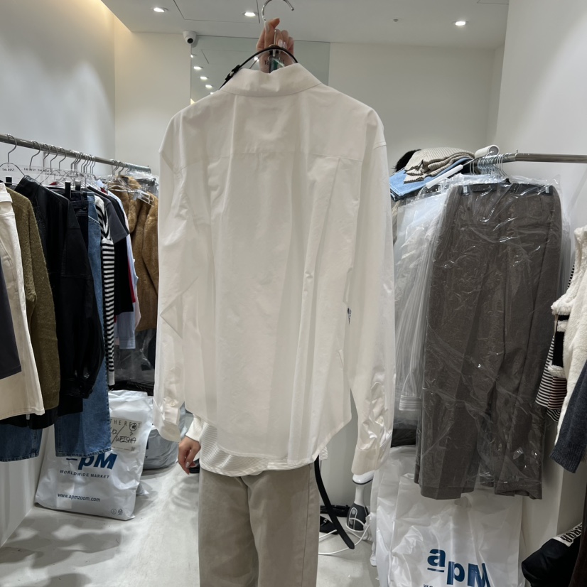 THE REST東大門實拍女裝新款職業休閑襯衫蕾絲衫不含腰帶THE REST/UNNOEUD襯衫/蕾絲衫