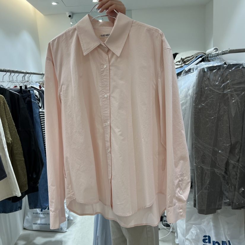 THE REST東大門實拍女裝新款職業休閑襯衫蕾絲衫不含腰帶THE REST/UNNOEUD襯衫/蕾絲衫圖色3