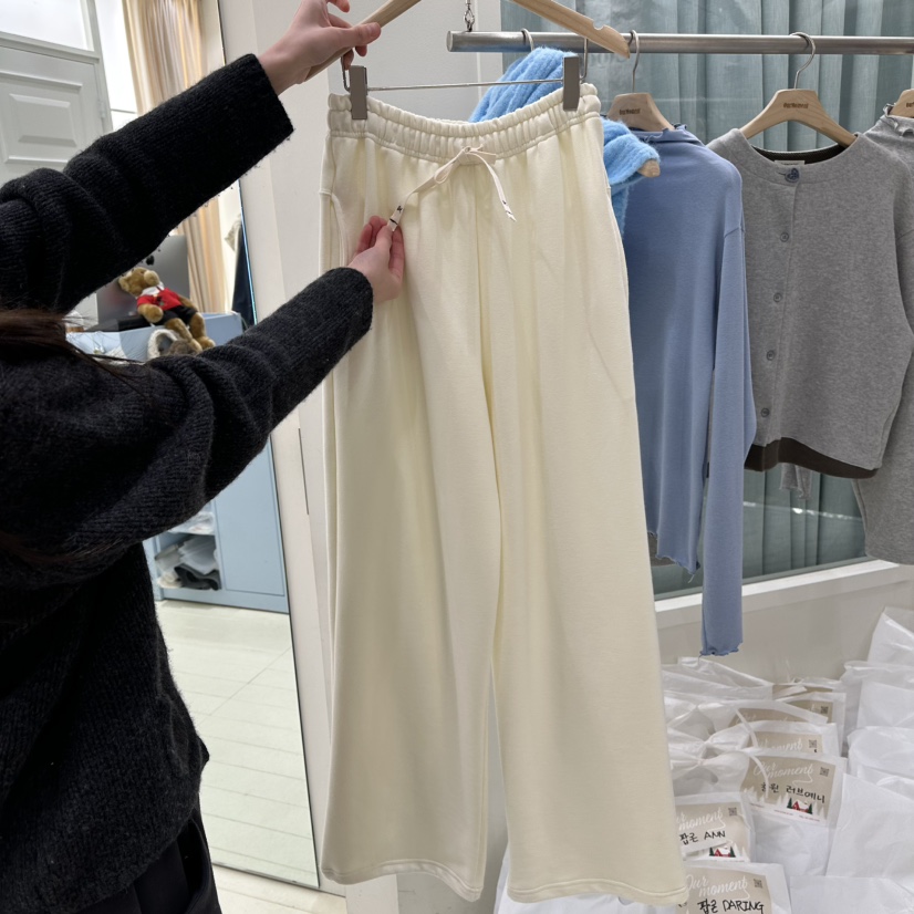 OURMOMENT東大門代購女士新款推薦26春夏時尚真品休閑褲春款OURMOMENT休閑褲圖色2