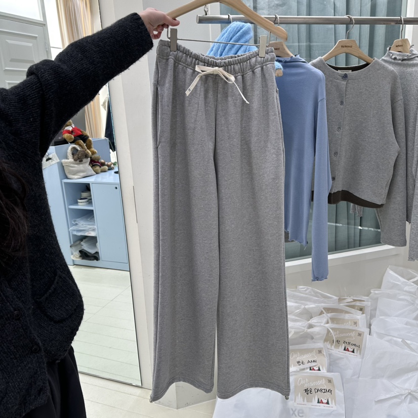 OURMOMENT東大門代購女士新款推薦26春夏時尚真品休閑褲春款OURMOMENT休閑褲圖色3
