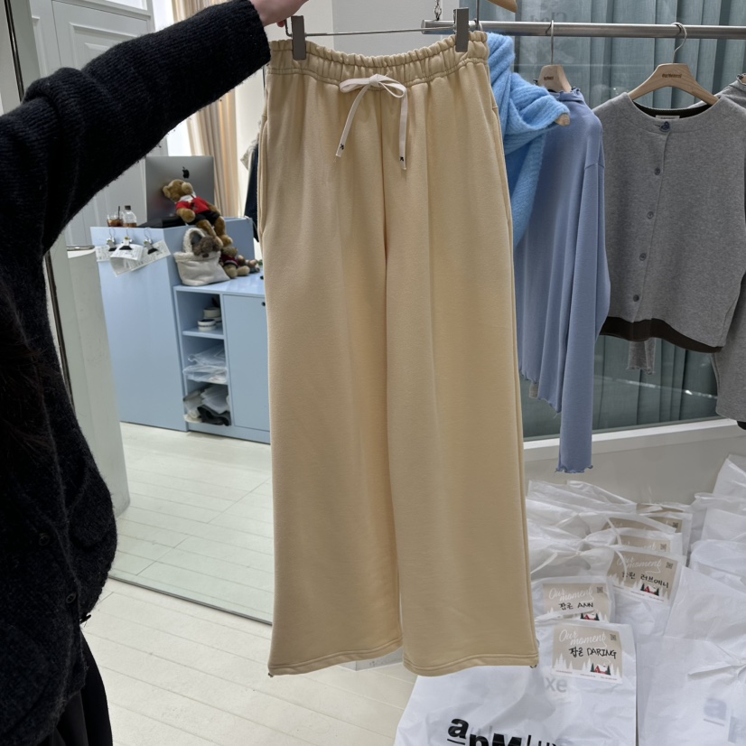 OURMOMENT東大門代購女士新款推薦26春夏時尚真品休閑褲春款OURMOMENT休閑褲圖色4