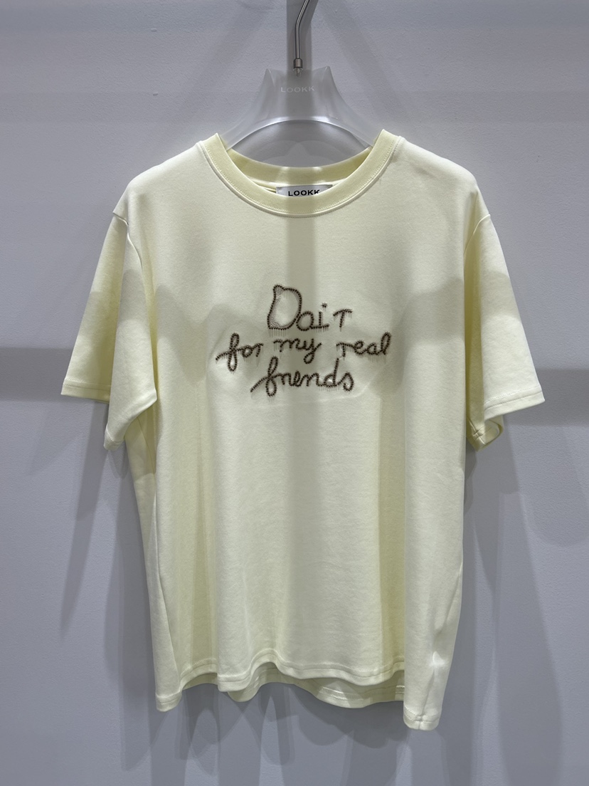 LOOKK/MIMME東大門直郵女士新款真品推薦休閑時尚T恤春款LOOKK/MIMMET恤圖色2