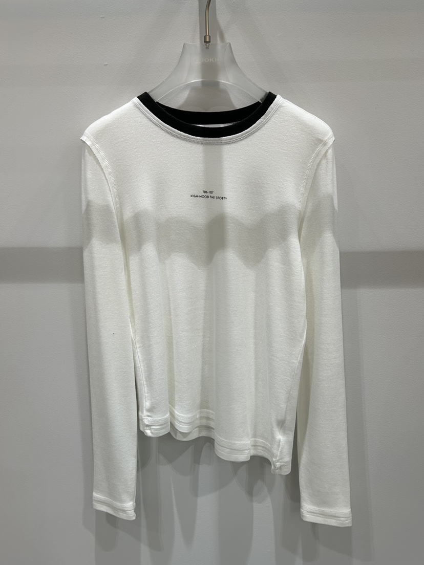 LOOKK/MIMME東大門直郵女士新品時尚推薦人氣長袖T恤春款LOOKK/MIMME長袖T恤圖色1