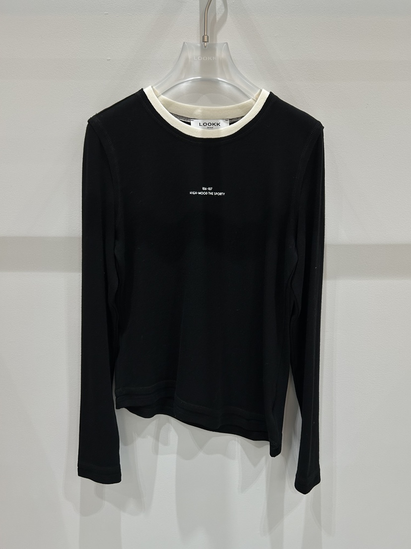 LOOKK/MIMME東大門直郵女士新品時尚推薦人氣長袖T恤春款LOOKK/MIMME長袖T恤圖色3