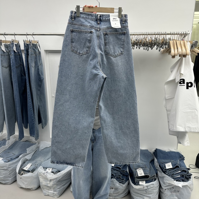 PAI東大門實拍女裝新品熱賣26春夏職業時尚人氣牛仔褲春款[PΛi]_PAi牛仔褲