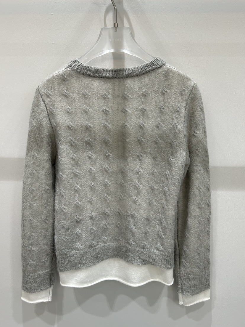 LOOKK/MIMME東大門代購女裝新款職業針織衫馬海毛春款雙層LOOKK/MIMME針織衫