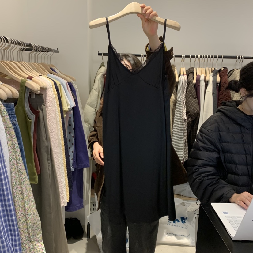 PLATE韓國代購女士新品人氣26春夏推薦熱賣真品連衣裙蕾絲PLATE連衣裙圖色2