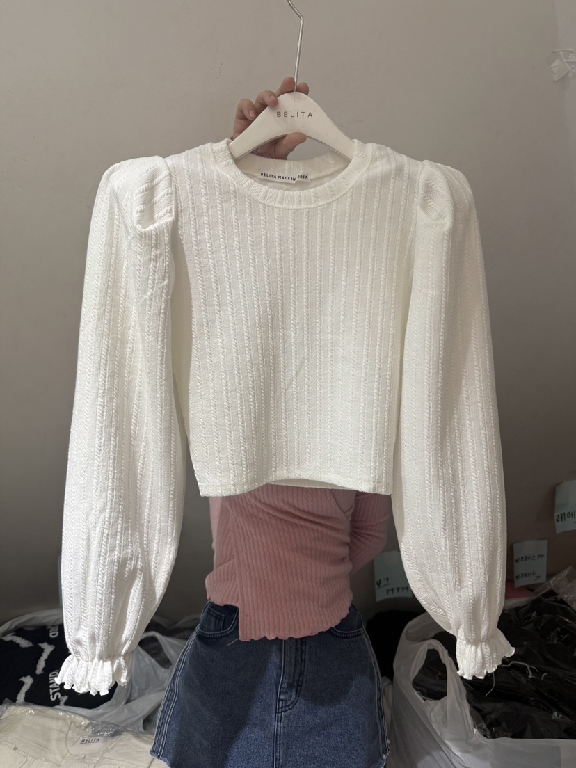 BELITA-L東大門直郵女裝新款推薦時尚人氣職業長袖T恤春款BELITA-L長袖T恤圖色1