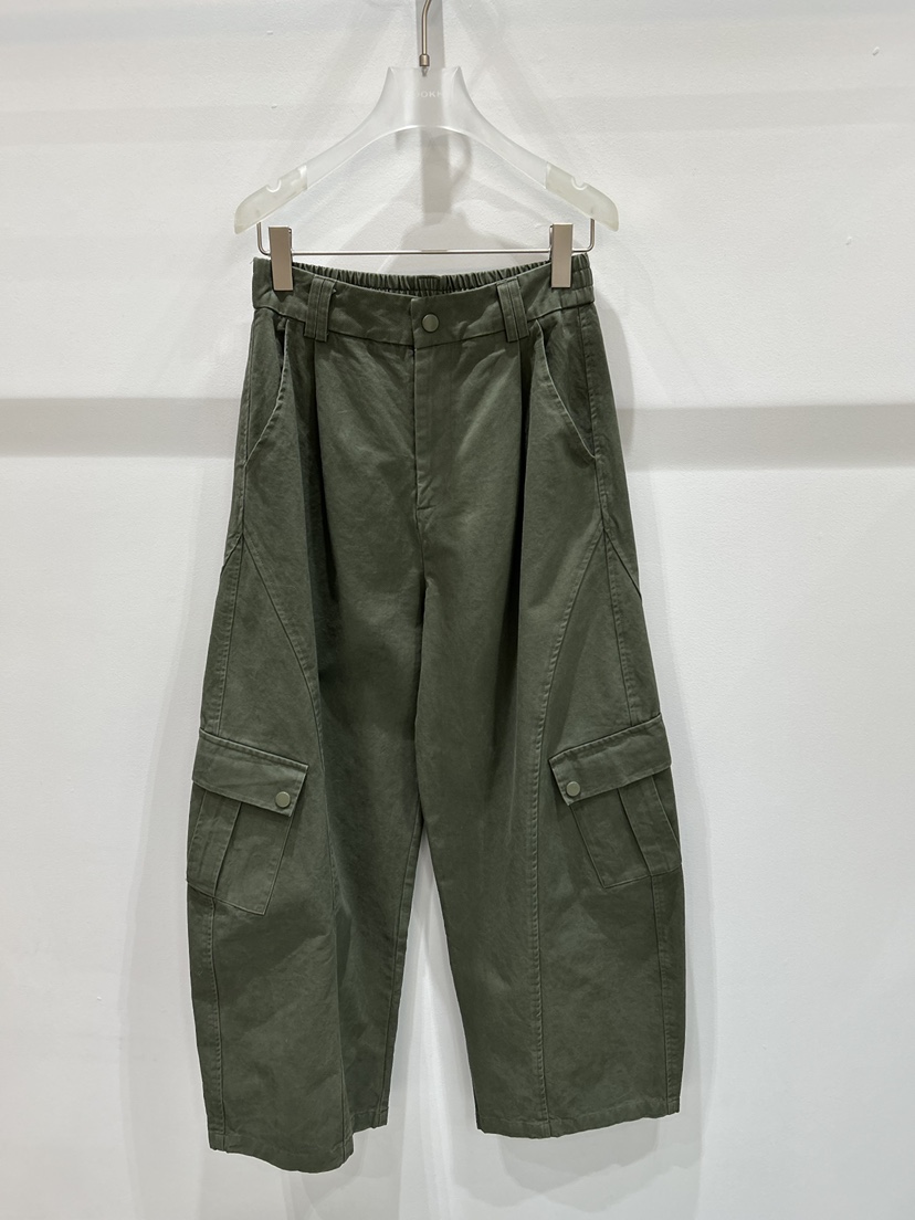 LOOKK/MIMME東大門實拍女士新品26春夏熱賣休閑褲口袋春款LOOKK/MIMME休閑褲圖色2