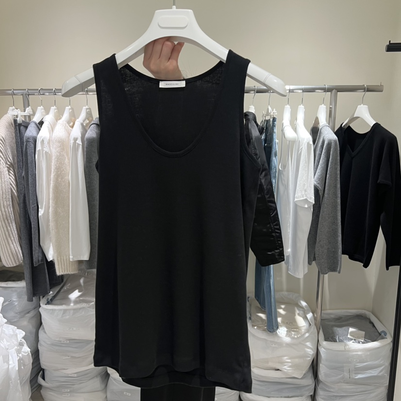 MASCULINE韓國直郵女士新品真品休閑職業熱賣吊帶背心褶皺MASCULINE吊帶/背心圖色2