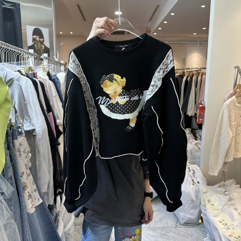 CHEAP-CHIC韓國直郵女士新品推薦休閑26春夏熱賣衛衣春款CHEAP-CHIC/CHARLES THE SECOND衛衣圖色2