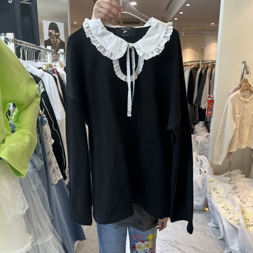 CHEAP-CHIC東大門代購女裝新款真品人氣26春夏熱賣衛衣春款CHEAP-CHIC/CHARLES THE SECOND衛衣圖色2