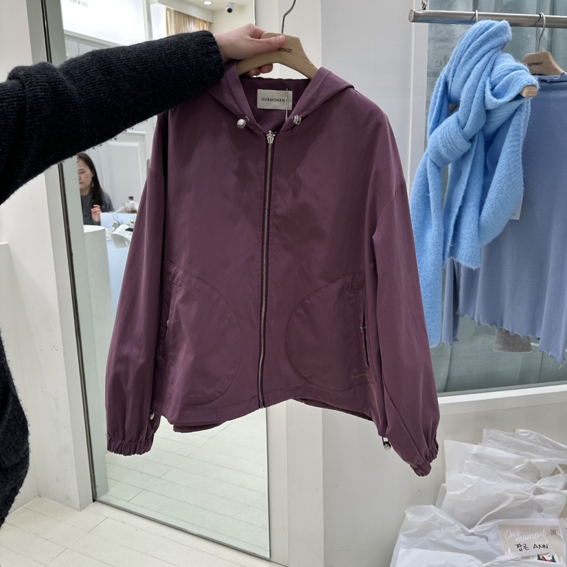 OURMOMENT東大門直郵女士新品時尚職業熱賣人氣真品夾克春款OURMOMENT夾克圖色2