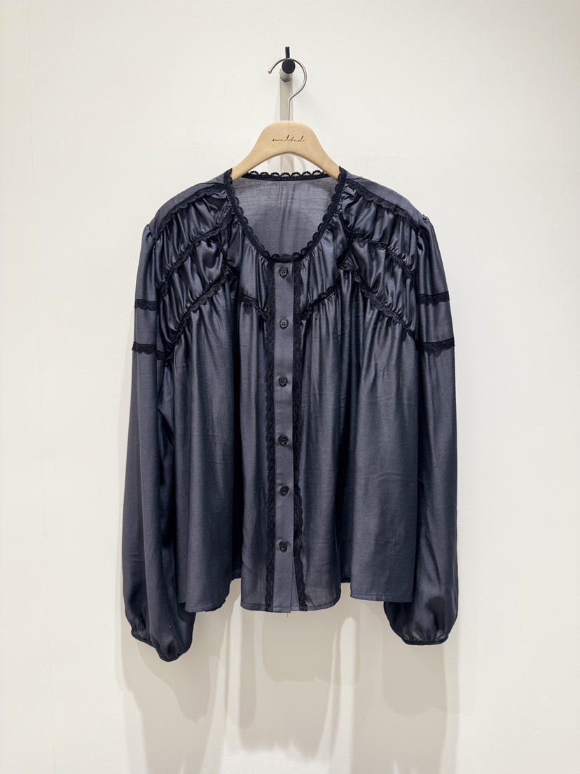 MELTED-P東大門代購女士新款職業26春夏真品休閑襯衫蕾絲衫MELTED-P襯衫/蕾絲衫圖色1